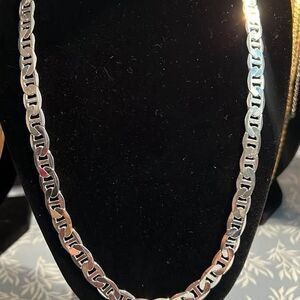 Silver filled 20 inch Mariner chain
